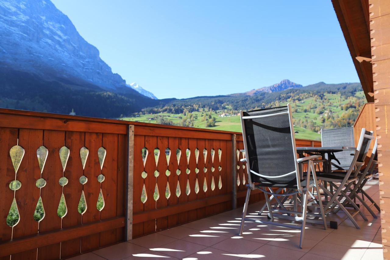 Apartament Excellent Flat With A Fantastic View Of The Eiger! Grindelwald Zewnętrze zdjęcie