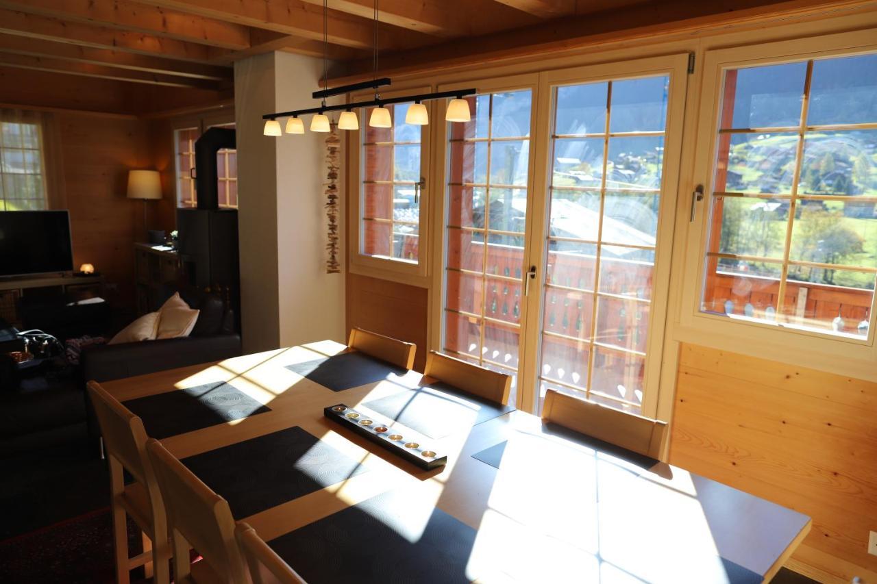 Apartament Excellent Flat With A Fantastic View Of The Eiger! Grindelwald Zewnętrze zdjęcie